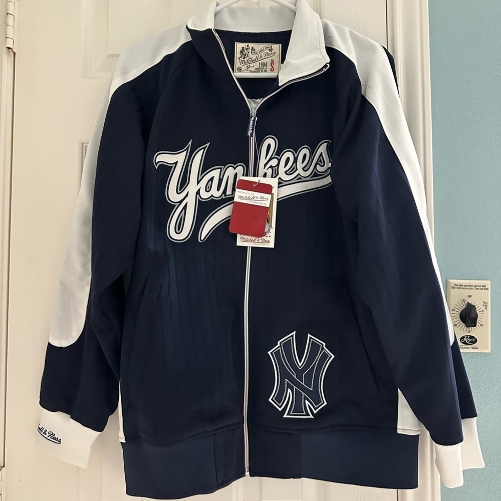 NWT Vintage Mitchell & Ness NY Yankees Jacket size S Cooperstown Collection Rare
